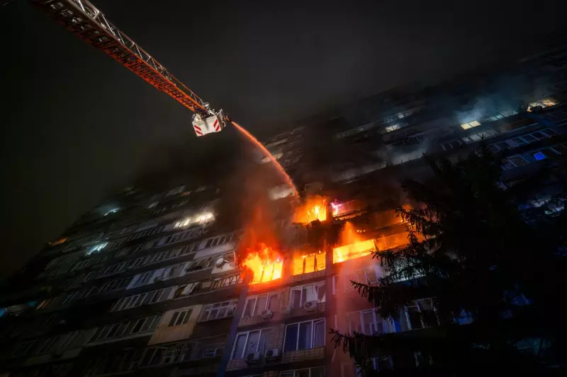 Kyiv Plunged Into Darkness as Russia Unleashes Fresh Barrage of 'Blackout' Bombs