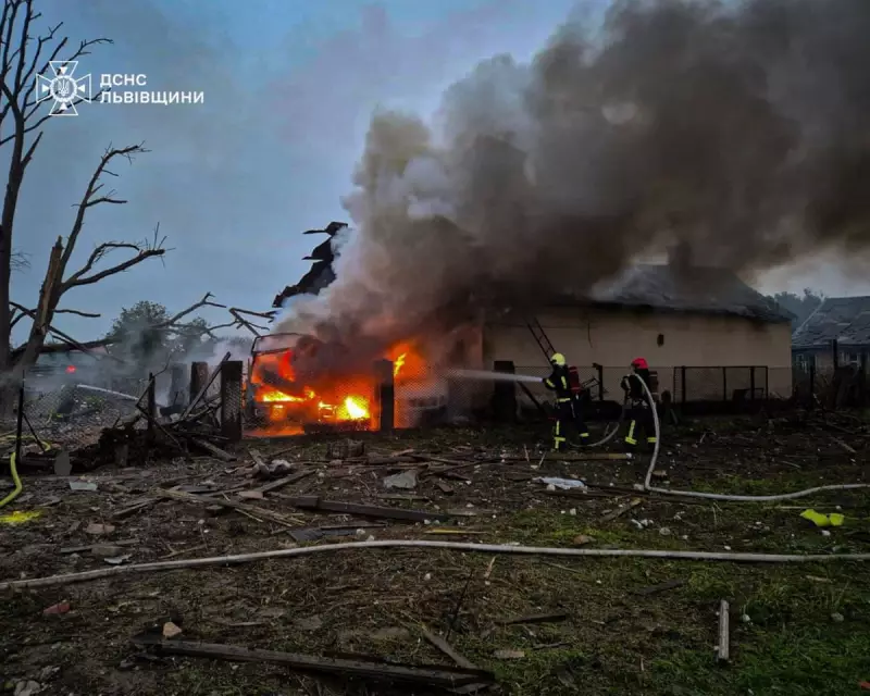 Lviv Under Siege: Russian Drones and Missiles Unleash Devastating Barrage on Western Ukraine