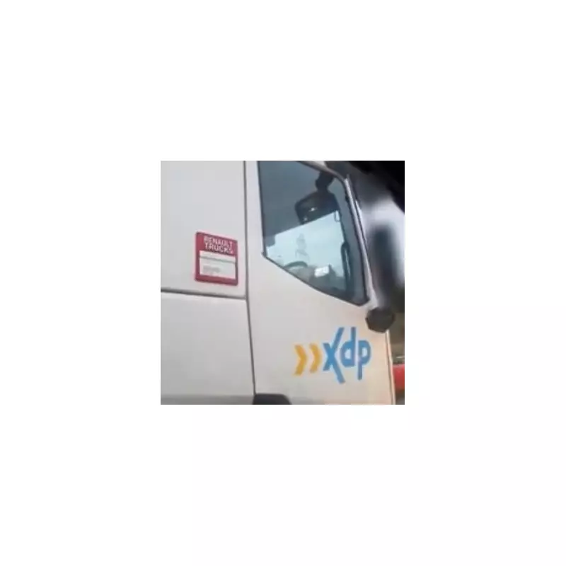 M6 Lorry Driver's Dangerous Stunt: Shocking Mobile Phone Footage Emerges