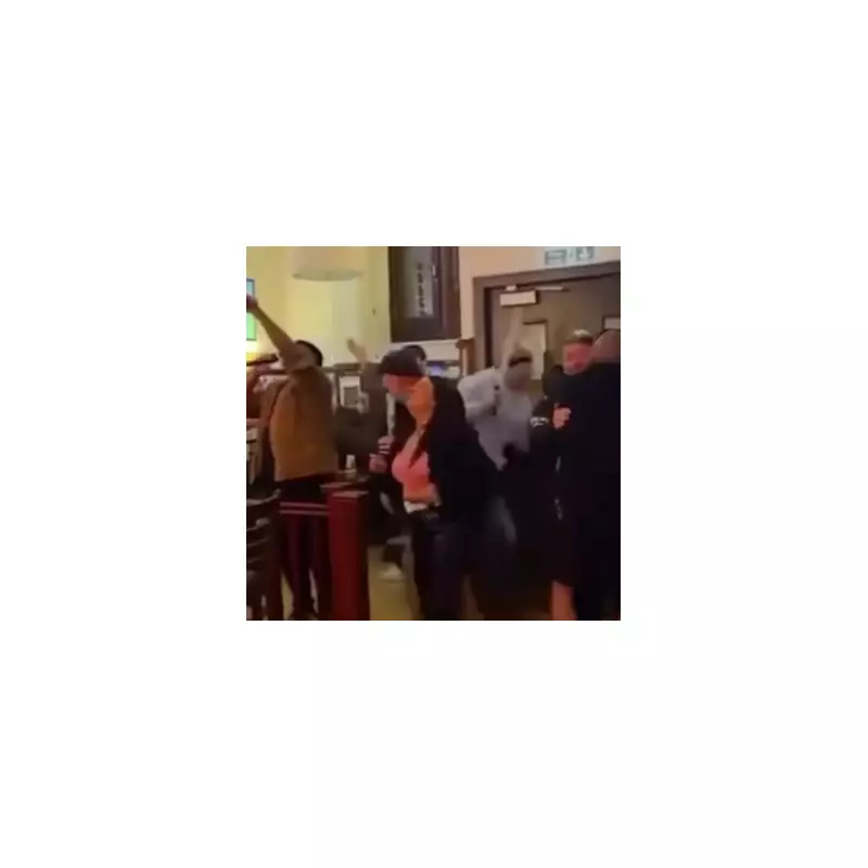 Machete-Wielding Attacker Hacks Man in Shocking Pub Ambush - Police Launch Manhunt