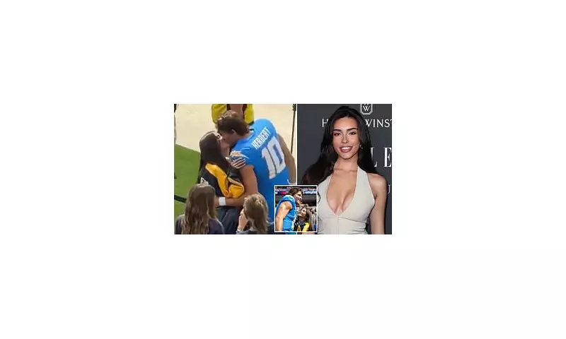 Madison Beer Spotted With NFL Star Justin Herbert At Chargers Game - Pop Star's Sideline Appearance Sparks Dating Rumours
