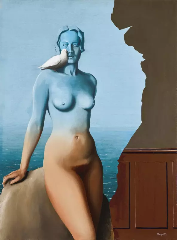 Magritte's Dark Masterpiece: Rare Surrealist Painting Heads to Paris Auction Block