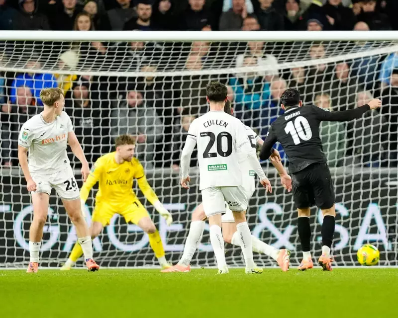 Man City Survive Swansea Scare in Carabao Cup Thriller as Teen Sensation Nwaneri Steals Show