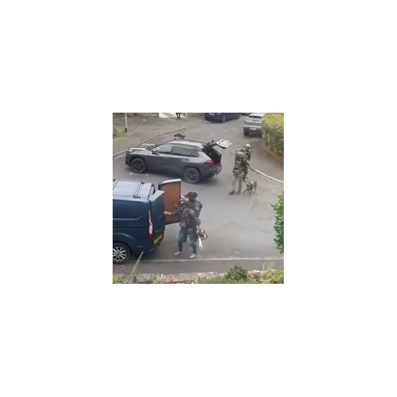 Manchester Armed Police Storm City Centre Building in Major Security Operation