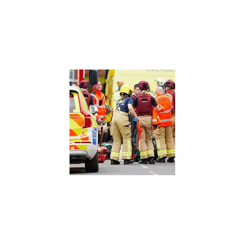 Manchester Synagogue Stabbing: Horrifying Photos Show Blood-Soaked Scene After Knife Attack