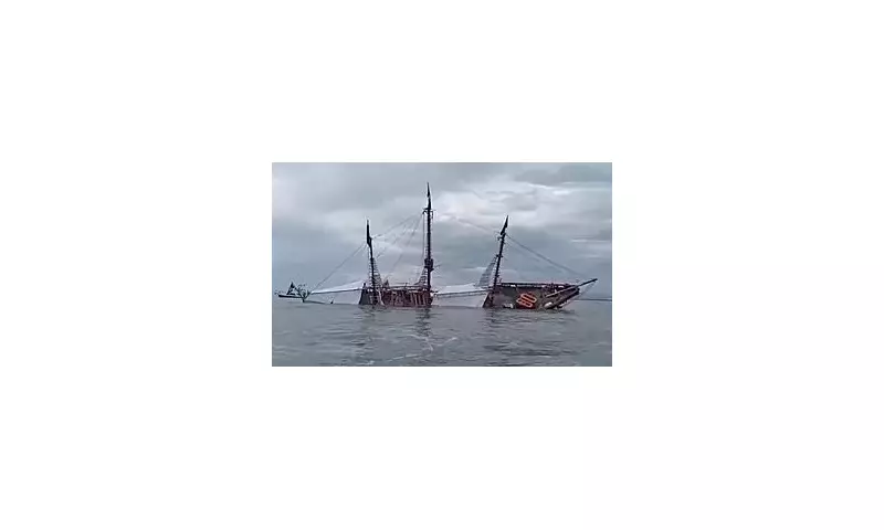 Maritime Disaster: Pirate-Themed Tourist Ship Sinks Off Mexican Coast in Dramatic Incident