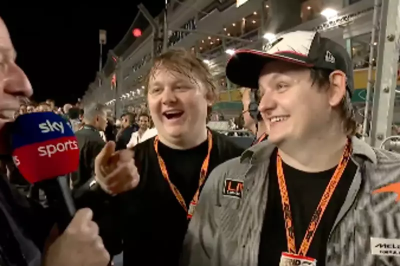 Martin Brundle's Awkward Grid Walk Snub by Capaldi Brothers at Singapore GP