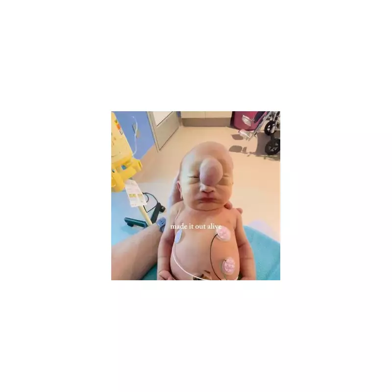 Miracle Baby Born With Rare Tumour The Size Of An ORANGE Defies All Odds