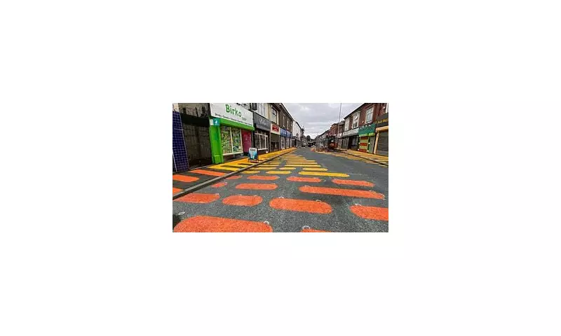 Mystery of the Giant Wotsits: Baffling Road Markings Spark Chaos and Confusion in Residential Neighbourhood