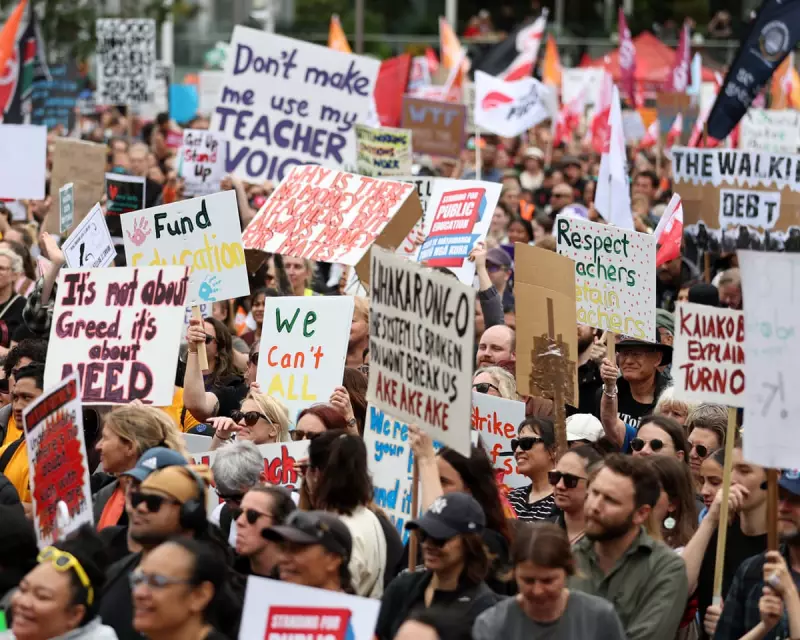 New Zealand's Largest Ever Strike: Teachers, Nurses and Public Workers Bring Nation to Standstill