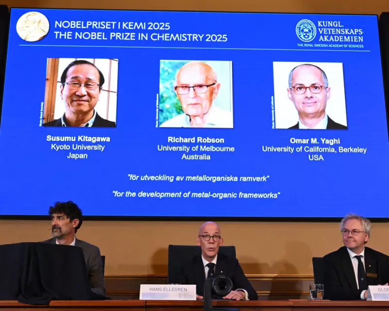 Nobel Prize in Chemistry 2025 Awarded for Revolutionary Porous Materials Breakthrough