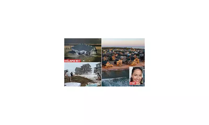 Ocean's Fury: Seventh Buxton Home Plunges Into Atlantic As Outer Banks Erosion Crisis Worsens