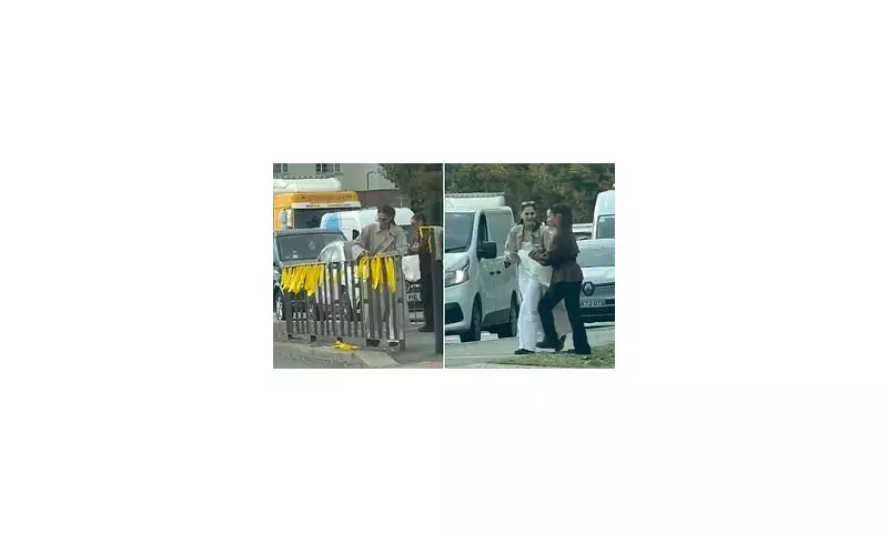 Outrage as Activists Deface Yellow Ribbon Memorial Signs for Israeli Hostages in Central London