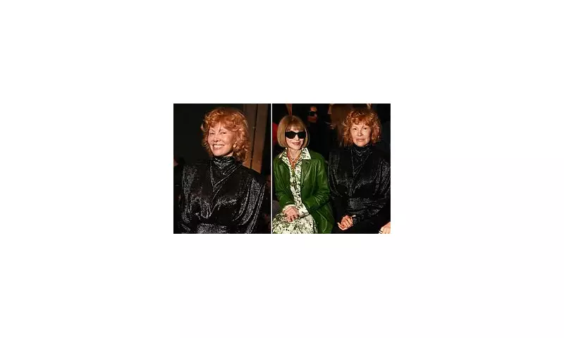 Pamela Anderson's Fiery Red Hair Steals the Show at Paris Fashion Week Sitting Beside Anna Wintour
