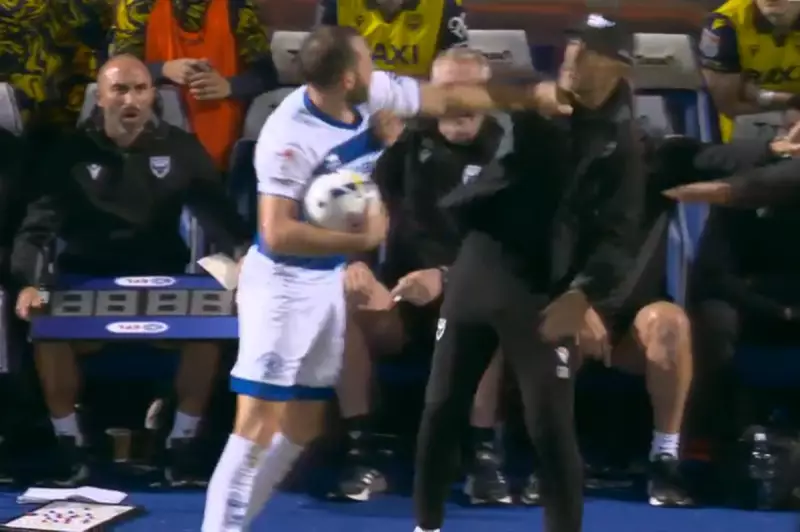 Pitch Battle Erupts: QPR and Oxford United Coaches Clash in Heated Touchline Confrontation