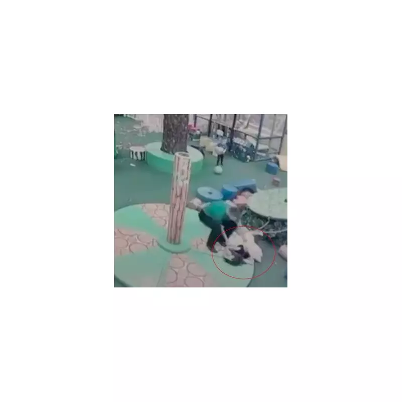 Playground Horror: Children's Ride Collapses Mid-Air at Spanish Theme Park - Shocking Footage