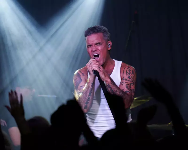 Robbie Williams Stuns London with Intimate Dingwalls Comeback - Pop Icon Returns to Roots