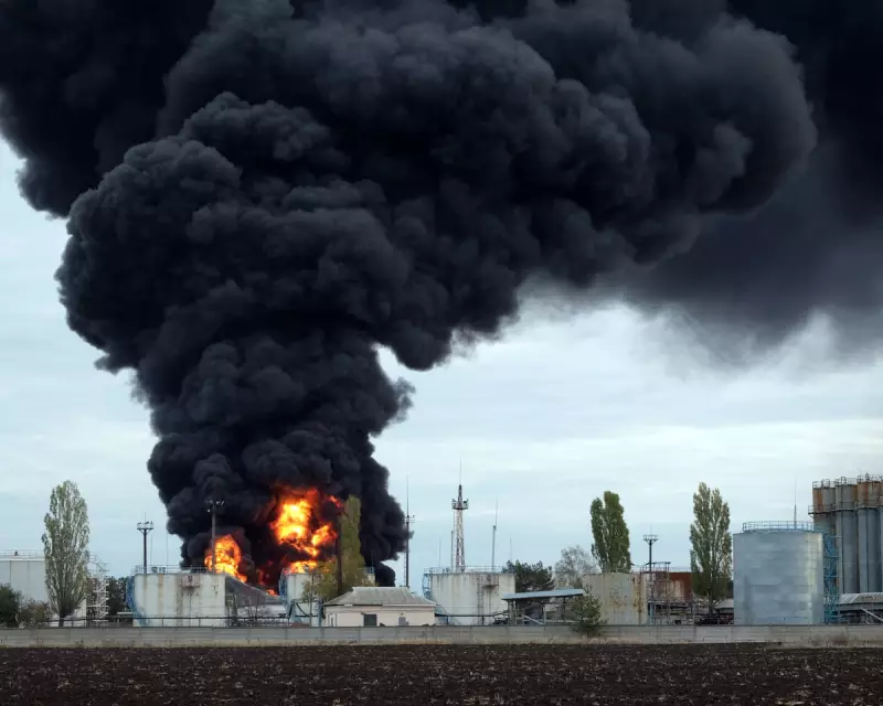 Russia Unleashes Major Missile Barrage on Ukrainian Gas Infrastructure as Zelenskyy Meets Trump