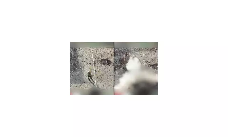 Russian Soldier's Surrender Attempt Ends in Tragedy as Putin's Drone Detonates Explosive