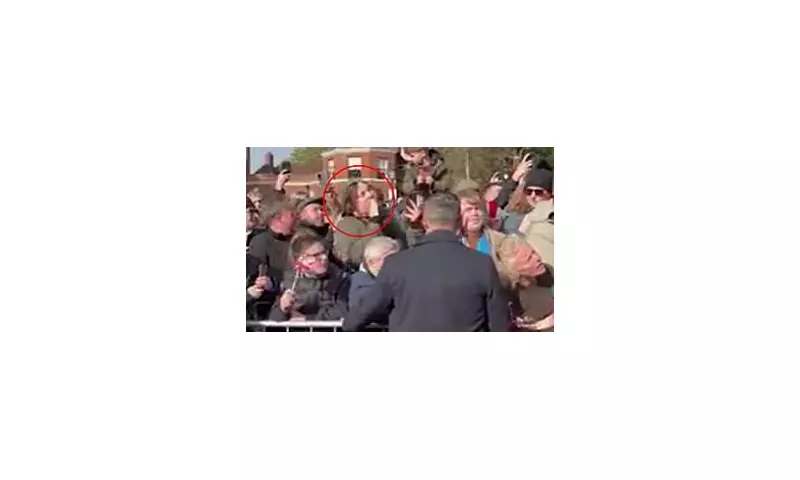 Shocking Video Shows Bystander Tackling Heckler During King Charles Walkabout