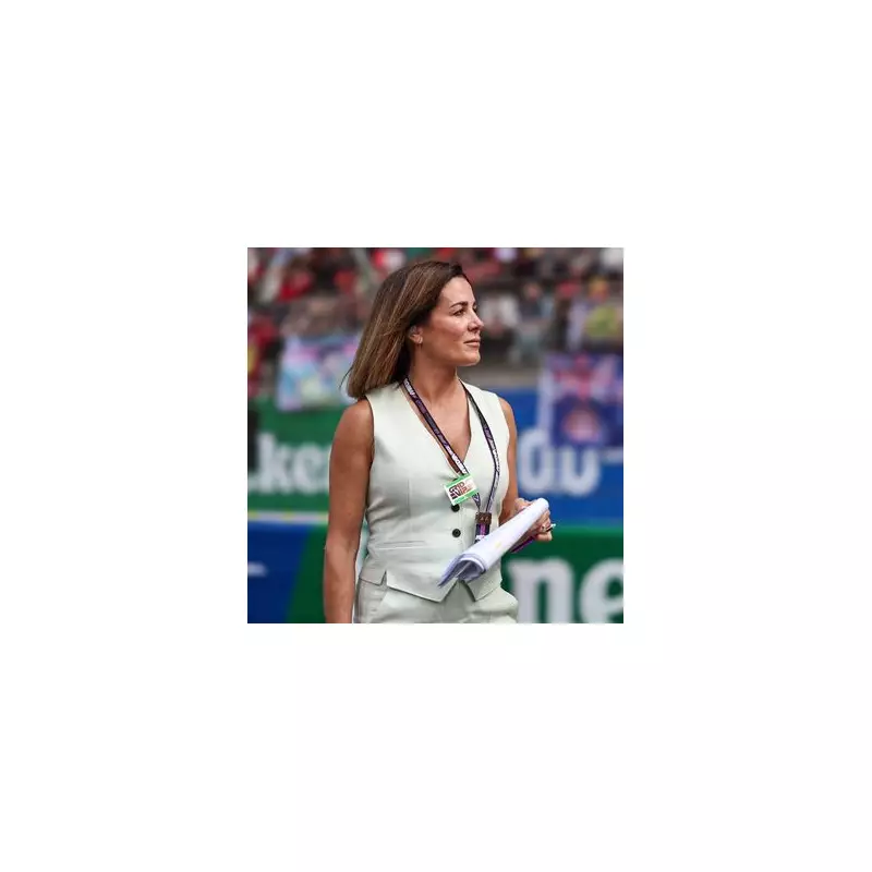Sky Sports F1 Presenter Natalie Pinkham Targeted by Upskirting Photographer at Bernie Ecclestone's Wedding