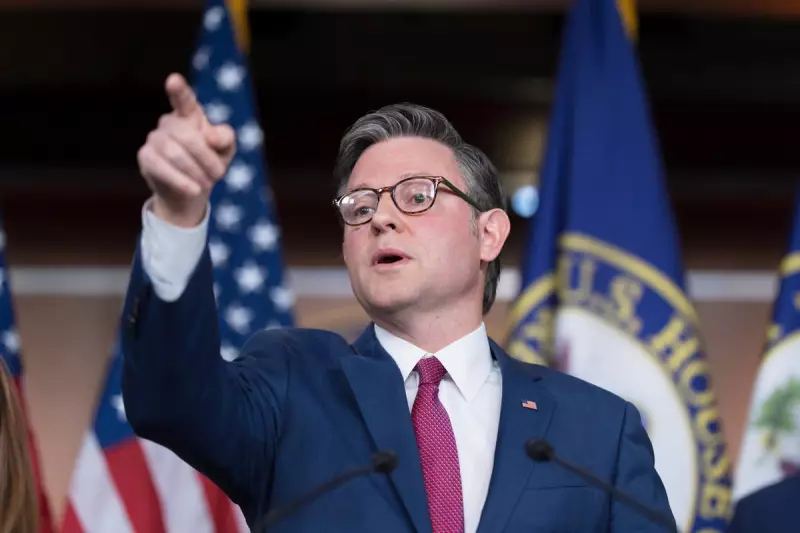 Speaker Mike Johnson Targeted by Bizarre AI-Generated Trump Video in Political Smear Campaign