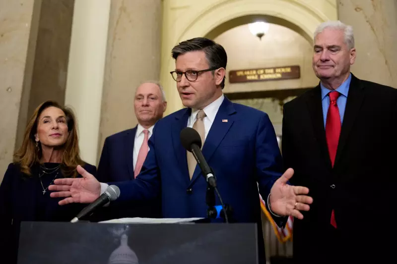 Speaker's Sombrero Snub: Mike Johnson's Trump Party Photo Sparks Bipartisan Backlash