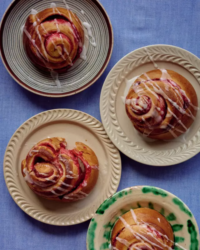 Spiced Plum & Ginger Buns: Benjamina Ebuehi's Autumnal Baking Masterpiece