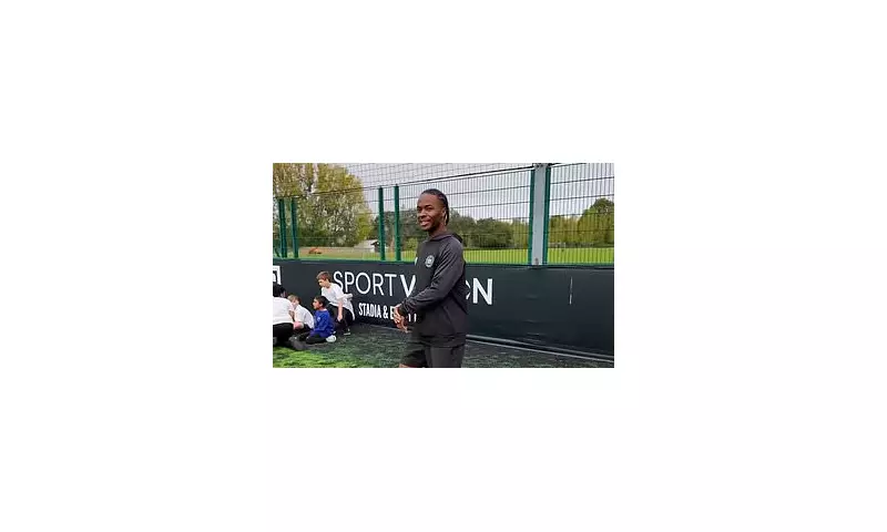 Sterling's Surprise Session: Chelsea Star Ditches First-Team Training for Inspiring Kickabout with Local Kids