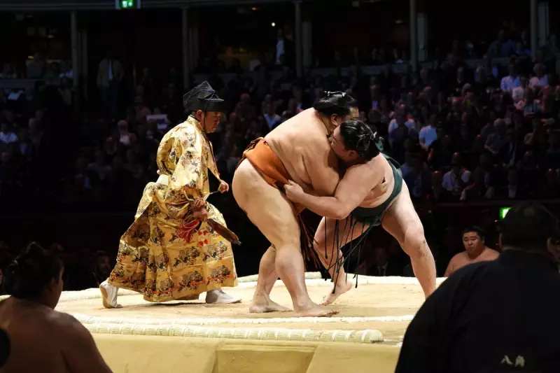 Sumo Wrestling Makes Historic Royal Albert Hall Debut: Japanese Giants Come to London
