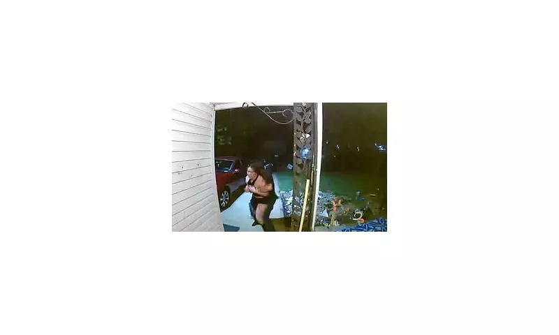 Terrifying Kidnapping Caught on Camera: Woman's Screams Echo Through Quiet Neighbourhood in Dead of Night