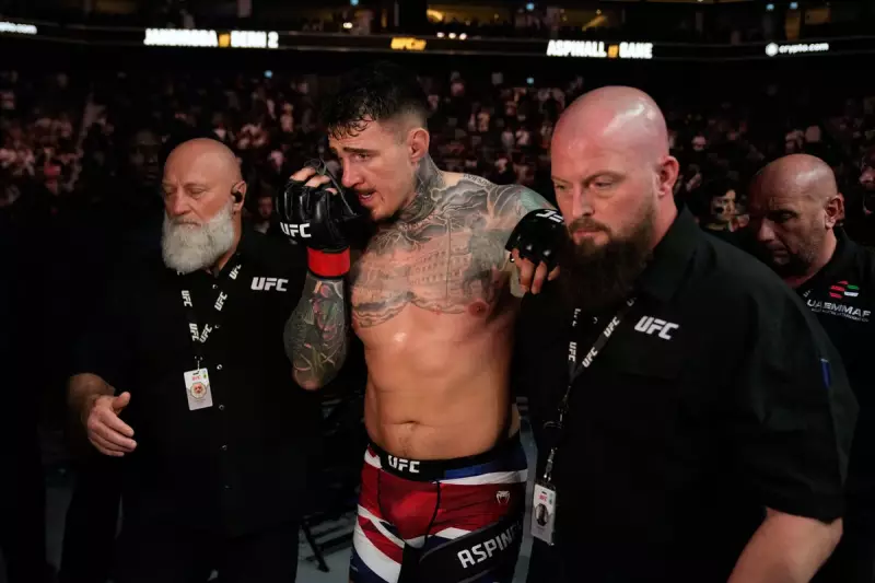 Tom Aspinall's Horror Eye Poke Incident Mars UFC Victory Over Ciryl Gane