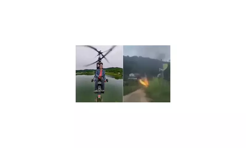 Tragic Final Stream: Influencer Plunges to Death in Fireball Crash After Just Six Hours of Gyrocopter Training