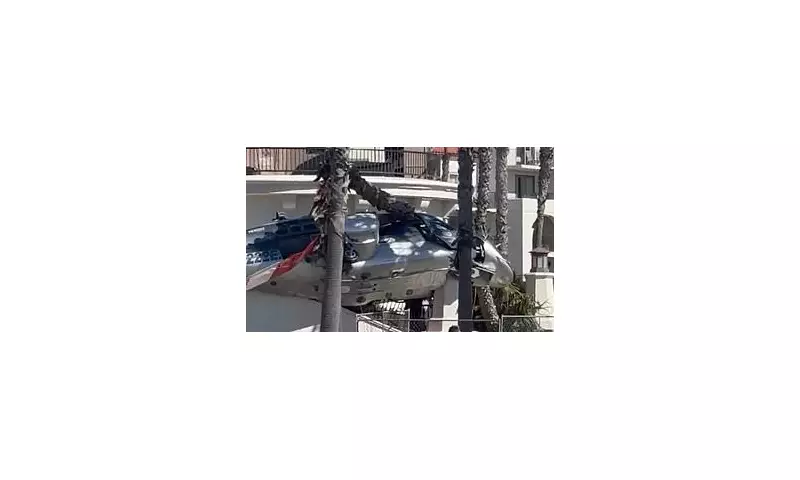 Tragic Helicopter Crash Rocks Huntington Beach: Emergency Services Scramble to Scene