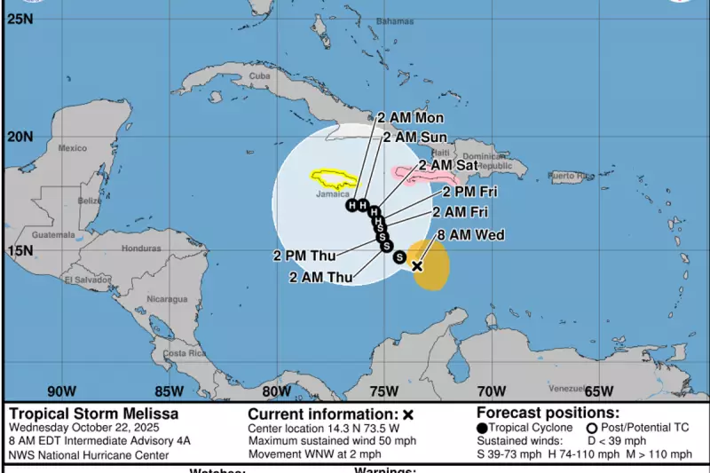 Tropical Storm Melissa Intensifies: UK Braces for Heavy Rain and Coastal Flooding