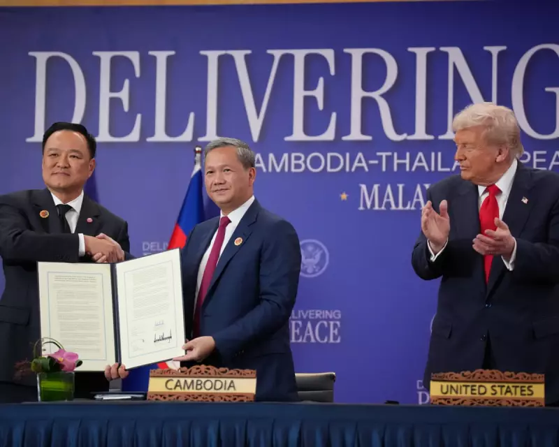 Trump Brokers Historic Thailand-Cambodia Ceasefire in Diplomatic Coup During Asia Tour