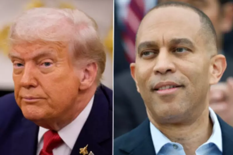 Trump's Bizarre AI-Generated Government Shutdown Video Targets Hakeem Jeffries in Stunning Attack