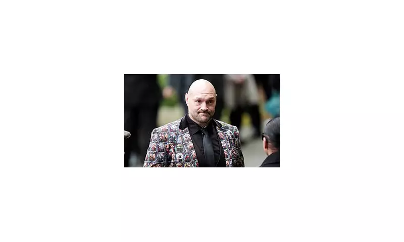 Tyson Fury's Heartfelt Tribute: Boxing Champion Dons Formal Attire for Ricky Hatton's Father's Funeral