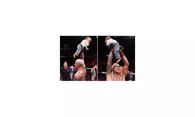 UFC Legend Sparks Fury After Recklessly Dropping Baby Son During Cage Celebration