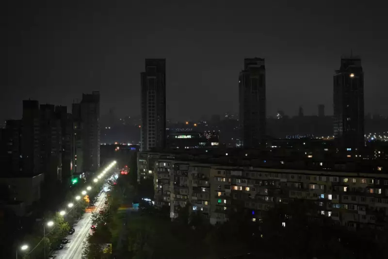 Ukraine's Capital Plunged Into Darkness: Kyiv Hit By Major Russian Power Grid Attack