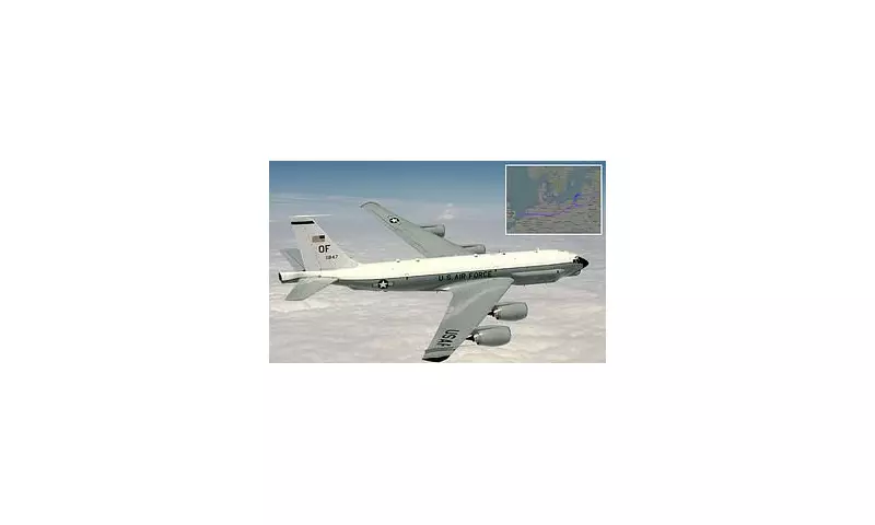 US Spy Jet Circles Russian Border: High-Stakes Aerial Cat-and-Mouse Game Sparks Global Tensions