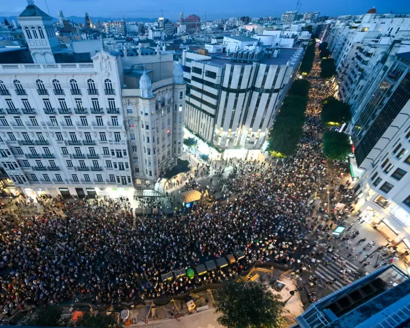 Valencia Remembers: 50,000 Flood Protesters Demand Action on Disaster Anniversary