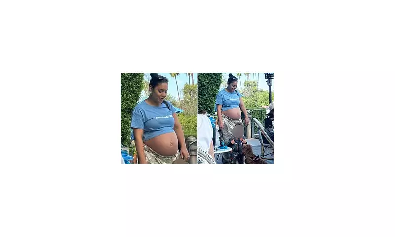 Vanessa Hudgens Flaunts Growing Baby Bump in Stylish Crop Top During Beverly Hills Outing