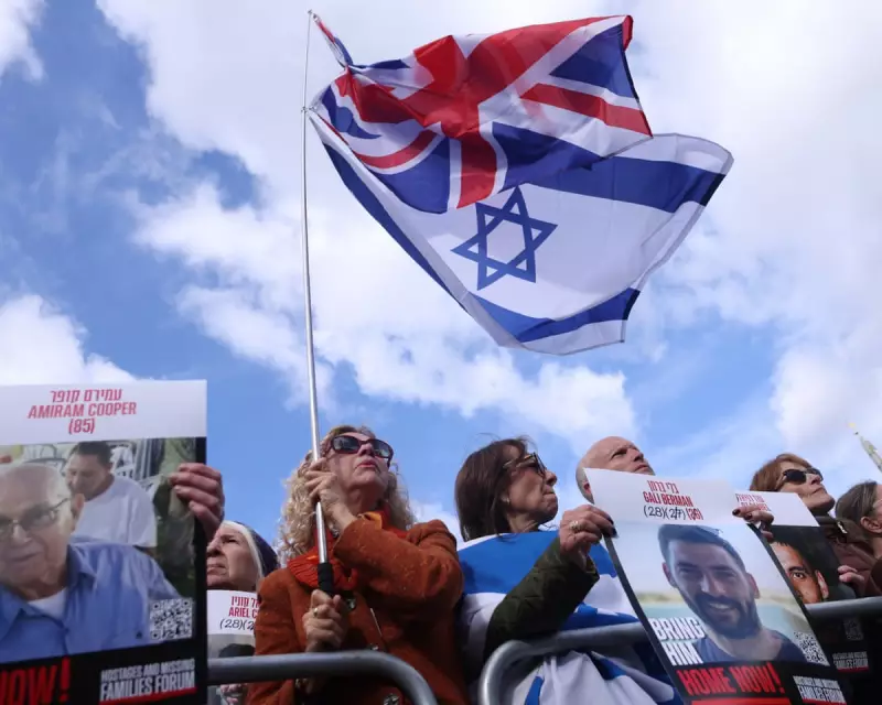 'We Stand Together': London Vigil Honors Victims of October 7 and Manchester Synagogue Attack