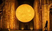 Ancient Abbey Illuminated: 900-Year-Old Fountains Abbey Transformed by Spectacular Sun Sculpture