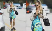 Anna Kournikova Shows Off Growing Baby Bump During Miami Tennis Outing With Enrique Iglesias
