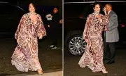 Ashley Graham Stuns in Daring Animal Print Dress During New York Outing