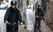 Carla Bruni Spotted Scooting Through Paris in Casual Chic Style as Sarkozy Begins Prison Sentence