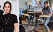 Courteney Cox Stuns Fans With Epic Nirvana Drumming Session At 61