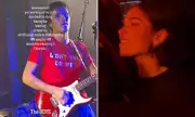 Cruz Beckham's Girlfriend Jackie Apostel Can't Contain Her Pride as He Takes the Stage With His Band